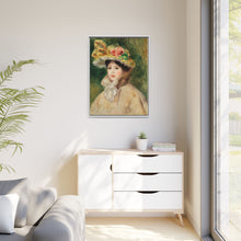 Mujer con Capeline (Femme à la capeline) (principios de la década de 1890) de Pierre-Auguste Renoir