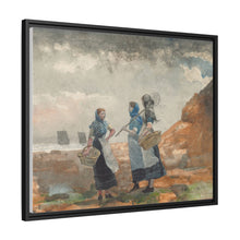 Three Fisher Girls, Tynemouth (1881) by Winslow Homer