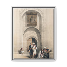 Modern mansion showing the arabesque architecture of Cairo illustration by David Roberts (1796–1864) - NOMADEN ART GALLERY