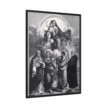 The Virgin and Child with Saint Geminianus of Modena, Saint Peter, Saint Paul and Saint Antony of Padua. Lithograph by F. Hanfstaengl after B. Ramenghi, il Bagnacavallo.