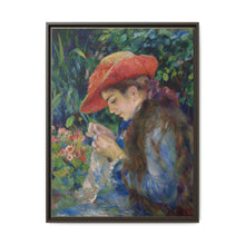 Marie-Thérèse Durand-Ruel Sewing (1882) by Pierre Auguste Renoir - NOMADEN ART GALLERY