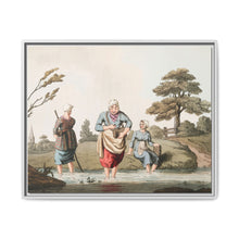 Illustration of leech finders from The Costume of Yorkshire (1814) by George Walker - NOMADEN ART GALLERY