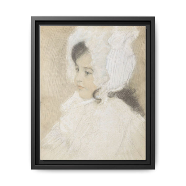 Portrait of a child (Marie Moll) by Gustav Klimt. - NOMADEN ART GALLERY