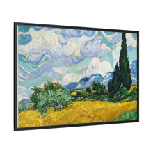 Vincent Van Gogh's Wheat Field with Cypresses (1889). Famous painting, original from the MET Museum - NOMADEN ART GALLERY