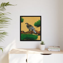 Pine and Eagle, a traditional portrait of a charismatic Japanese eagle by Kano Tanyu (1602-1674)