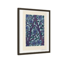 Flower pattern Art Deco stencil print in oriental style