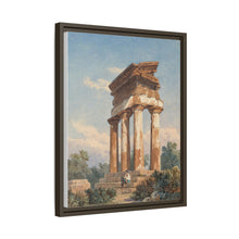 A Temple Ruin in Agrigento (c. 1825) by Carl Wilhelm Götzloff: A Classical Landscape