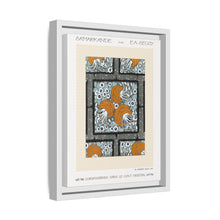 Patrón de pochoir de flores en estilo oriental Art Nouveau. Original de nuestra propia edición de 1914 de Samarkande.