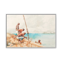 The Conch Divers (1885) by Winslow Homer - NOMADEN ART GALLERY