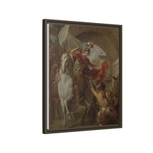 Saint Martin Sharing his Coat with a Beggar by Louis Galloche