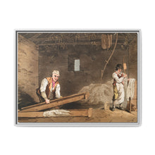 Illustration of line swinglers from The Costume of Yorkshire (1814) by George Walker - NOMADEN ART GALLERY