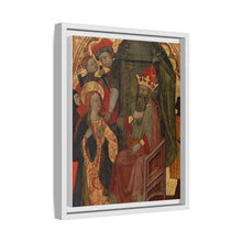 Saint Katherine of Alexandria before the Roman Emperor by Nicolás Solano