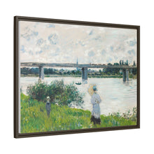 Claude Monet's The Promenade with the Railroad Bridge, Argenteuil (1874) - NOMADEN ART GALLERY