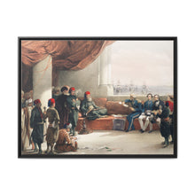 Interview with The Viceroy of Egypt at His palace at Alexandria illustration by David Roberts (1796–1864) - NOMADEN ART GALLERY