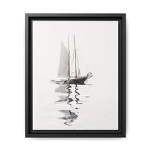 Two–masted Schooner with Dory (1894) by Winslow Homer - NOMADEN ART GALLERY