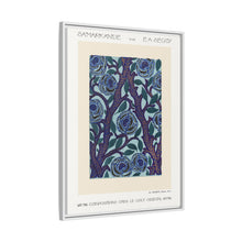 Flower pattern Art Deco stencil print in oriental style