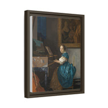 La joven sentada ante un virginal, de Johannes Vermeer (ca. 1670-1672) 