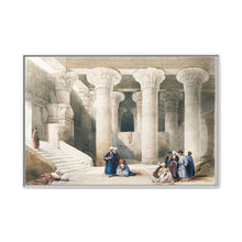Temple of Egyptian illustration by David Roberts (1796–1864) - NOMADEN ART GALLERY