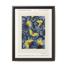 Butterfly pochoir pattern in Art Nouveau oriental style - NOMADEN ART GALLERY