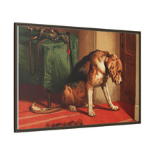 Suspense (1877) by sir Edwin Landseer, a Victorian bloodhound mastiff waiting. - NOMADEN ART GALLERY