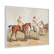 Illustration of jockies from The Costume of Yorkshire (1814) by George Walker