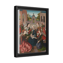 The Virgin and Child with Four Holy Virgins (c. 1495 - c. 1500) by Master of the Virgo inter Virgines - NOMADEN ART GALLERY