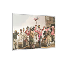 Illustration of thirty-third regiment from The Costume of Yorkshire (1814) by George Walker