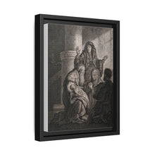 Simeon recognises the infant Jesus as saviour. Etching by C.W. Weisbrod after Rembrandt, 1627-8. - NOMADEN ART GALLERY