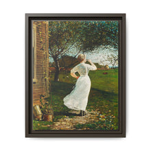 The Dinner Horn, Blowing the Horn at Seaside (1870) by Winslow Homer - NOMADEN ART GALLERY