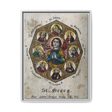 Saint George and Saint Antony of Padua, Saint Catherine of Alexandria, Saint Peter the Apostle, Saint Philomena, Saint Anne, Saint Barbara, Saint John the Baptist and Saint Agnes - NOMADEN ART GALLERY