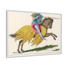 French Knight, 14th Century: Vintage Equestrian Art by Paul Mercuri (1860)