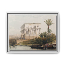 The hypaethral temple at Philae called the Bed of Pharaoh illustration by David Roberts (1796–1864) - NOMADEN ART GALLERY
