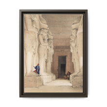 Excavated Temple of Gyrshe (Gerf Hussein) Nubia illustration by David Roberts (1796–1864) - NOMADEN ART GALLERY