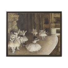 Ballet Rehearsal on Stage (1874) by Edgar Degas - NOMADEN ART GALLERY