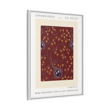 Estampado de pochoir con estampado de flores Art Nouveau en estilo oriental. Original de nuestra propia edición de 1914 de Samarkande.