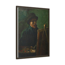 Vincent van Gogh's Self-Portrait with Dark Felt Hat at the Easel (1886) - NOMADEN ART GALLERY
