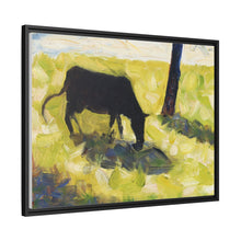 Black Cow in a Meadow (ca. 1881) by Georges Seurat