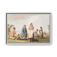 Illustration of riding the stang from The Costume of Yorkshire (1814) by George Walker - NOMADEN ART GALLERY