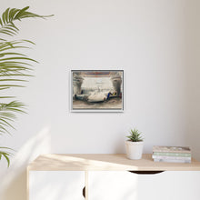 Ancient Egypt Art Print: Edfou Temple Portico View by David Roberts - Wall Art Canvas Print
