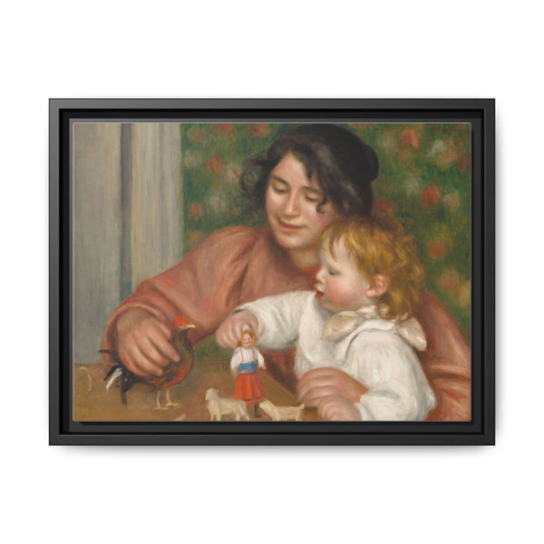 Pierre-Auguste Renoir's Child with Toys , Gabrielle and the Artist's Son, Jean (1895-1896) - NOMADEN ART GALLERY