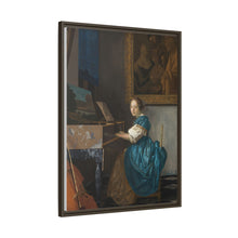 La joven sentada ante un virginal, de Johannes Vermeer (ca. 1670-1672) 
