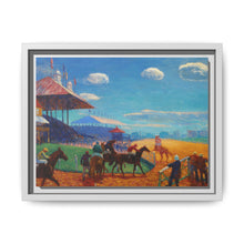 Race Track (1908–1909) vintage painting by William James Glackens - NOMADEN ART GALLERY