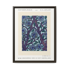 Flower pattern Art Deco stencil print in oriental style - NOMADEN ART GALLERY