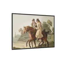 Illustration of farmers from The Costume of Yorkshire (1814) by George Walker