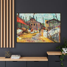 The Factory (1887) by Vincent Van Gogh. Original from the Barnes Foundation. - NOMADEN ART GALLERY