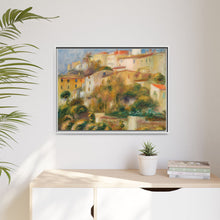 Casas en una colina (Groupe de maisons sur un coteau) de Pierre Auguste Renoir 