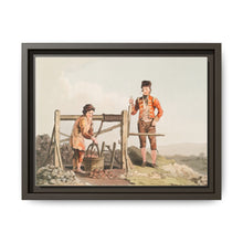 Illustration of the ruddle pit from The Costume of Yorkshire (1814) by George Walker - NOMADEN ART GALLERY
