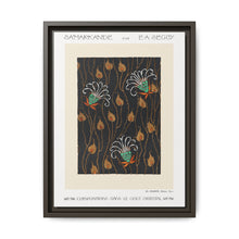 Art Deco Flower pattern pochoir print in oriental style. Original from our own 1914 edition of Samarkande - NOMADEN ART GALLERY