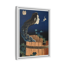 The Plate Mansion by Katsushika Hokusai (1760-1849), a traditional Japanese Ukyio-e style illustration of traditional Japanese folklore ghost, Okiku - NOMADEN ART GALLERY