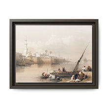 View on the Nile ferry to Gizeh illustration by David Roberts (1796–1864) - Decorative Wall Art - NOMADEN ART GALLERY